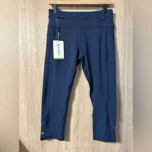 Flipbelt Cropped Midnight Blue Leggings Size XL